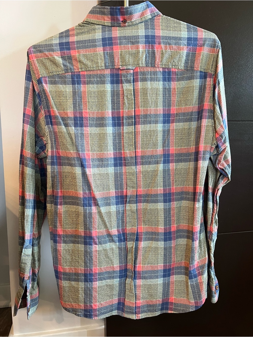 Ben Sherman Plaid Button-Down Shirt M - Picture 2 of 5